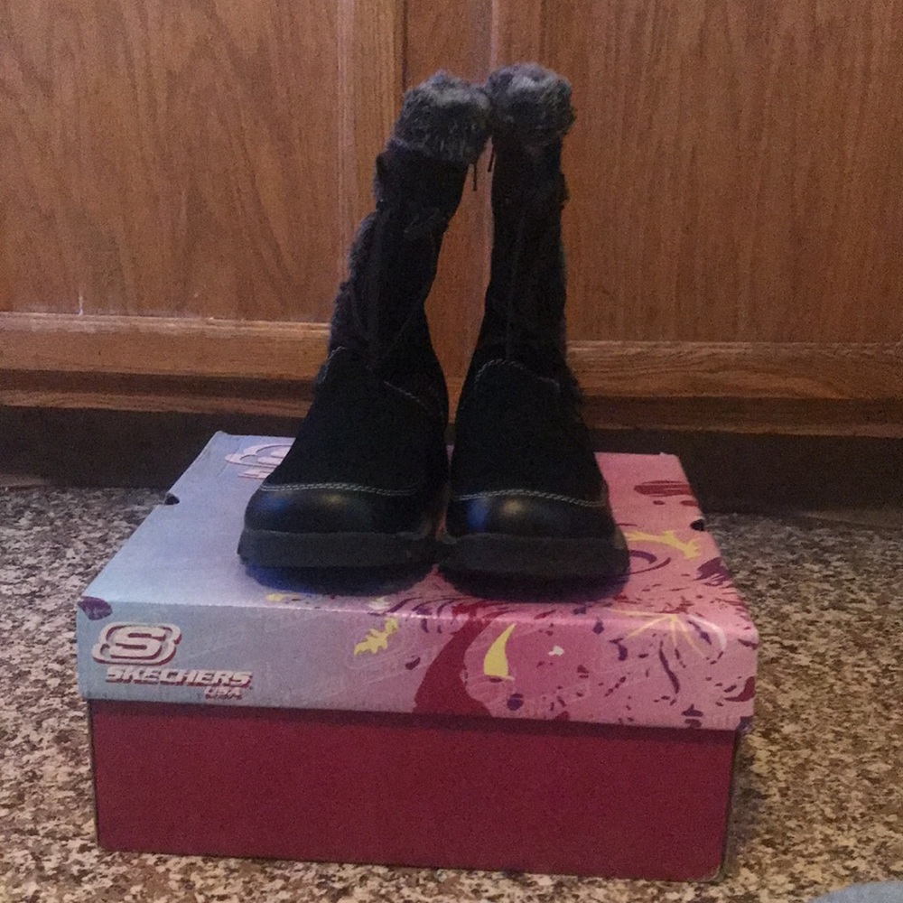 Sketchers Grand Jams Instinctive Black Boots